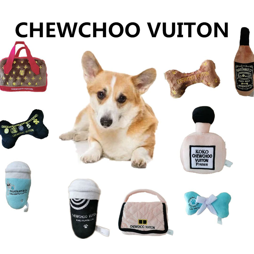 Luxury Dogs Chew  Squeaky Fleece Toys