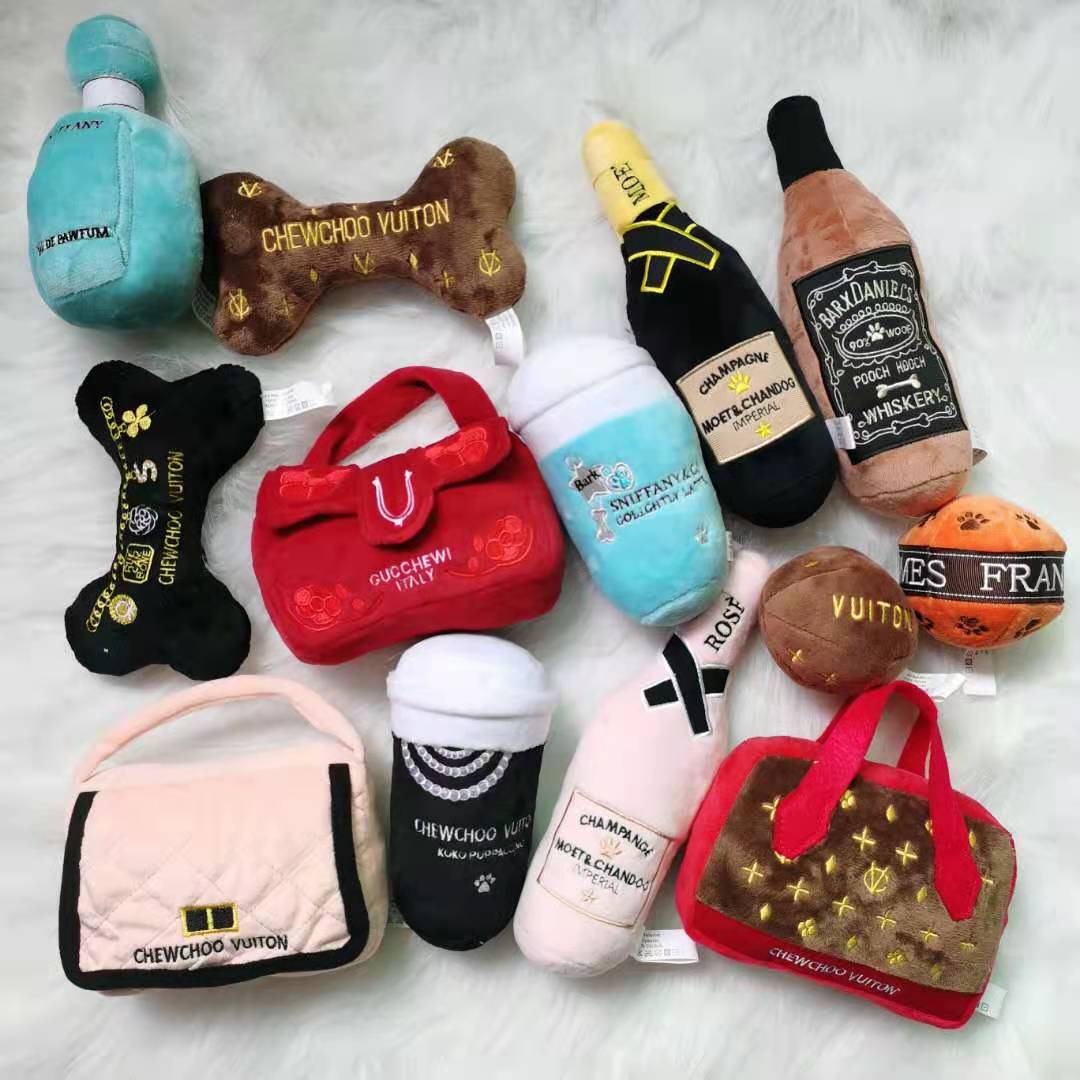 LUX CHEWY PARTY Squeaky toys Bone, Wine, Perfume, Purses, Coffee, Yeezy &  Sneakers Etc