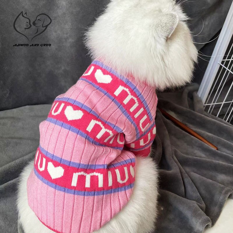 Luxury Pink Pet Sweater
