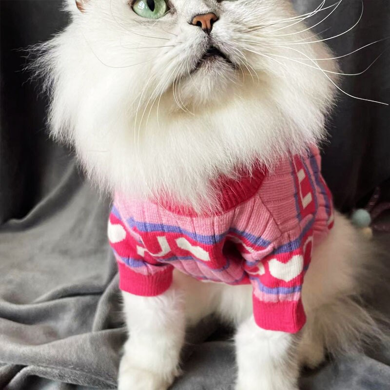 Luxury Pink Pet Sweater