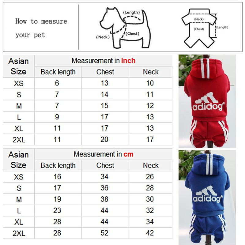 ADIDOG "Tracksuit" Four-legged Sweater