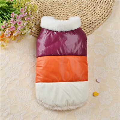 Dog Color Block PU Vest