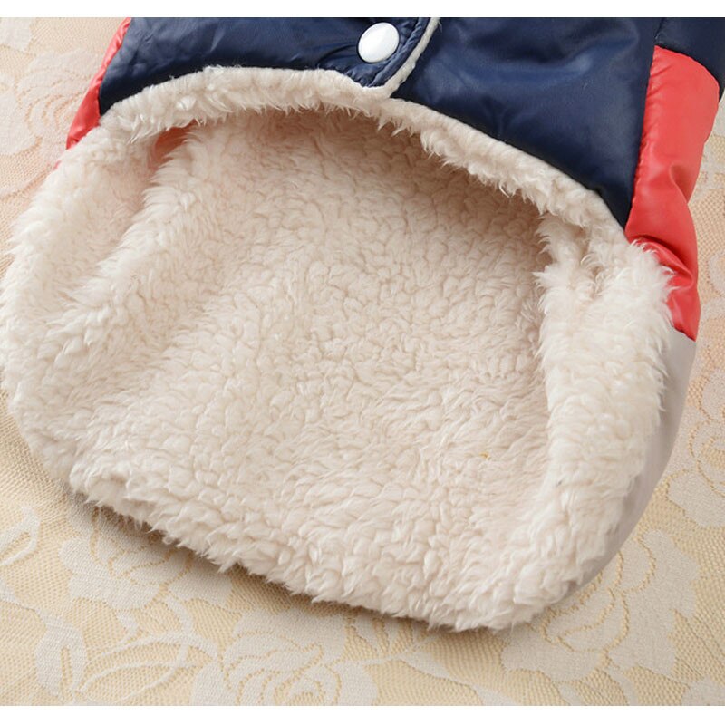 Dog Color Block PU Vest