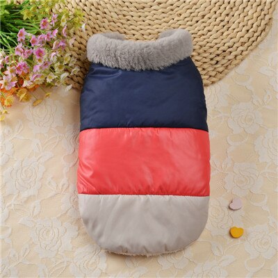Dog Color Block PU Vest