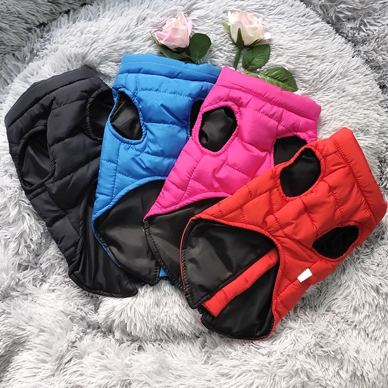 Dog Face Vest Waterproof Pet Jackets