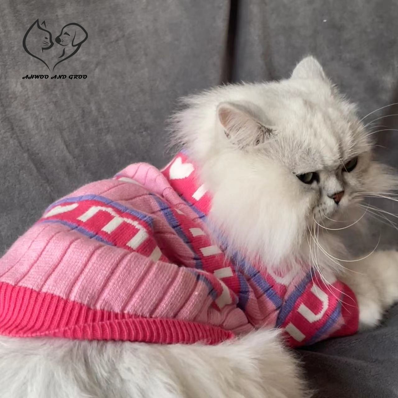 Luxury Pink Pet Sweater