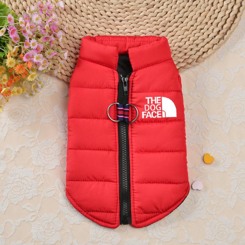 Dog Face Vest Waterproof Pet Jackets