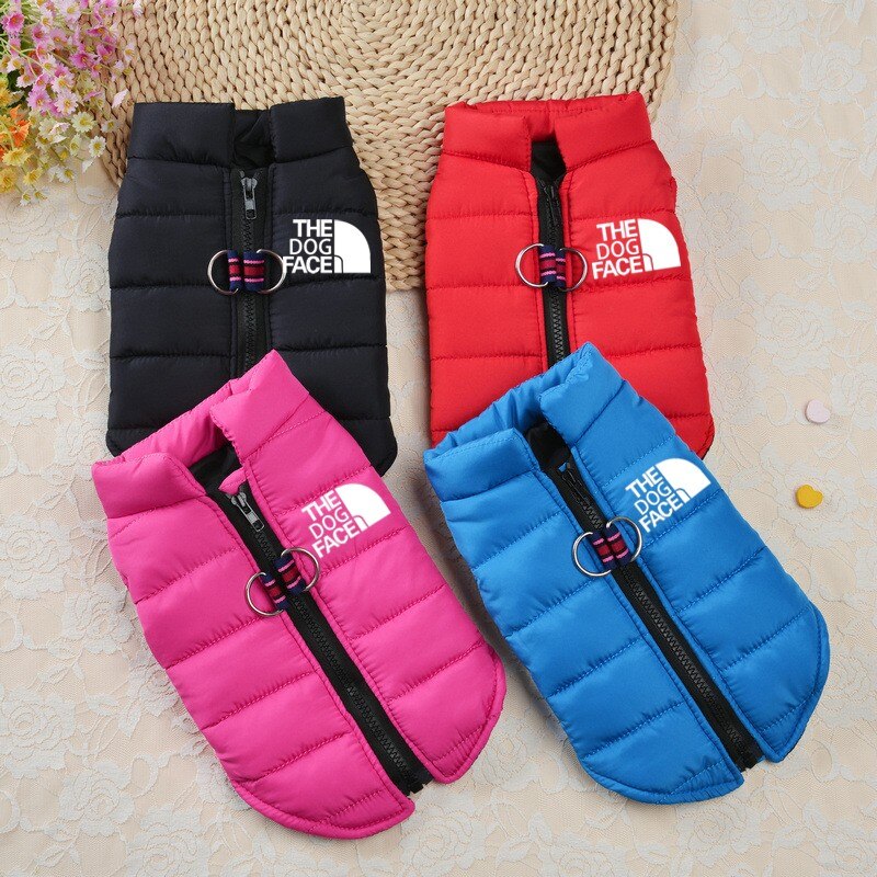 Dog Face Vest Waterproof Pet Jackets