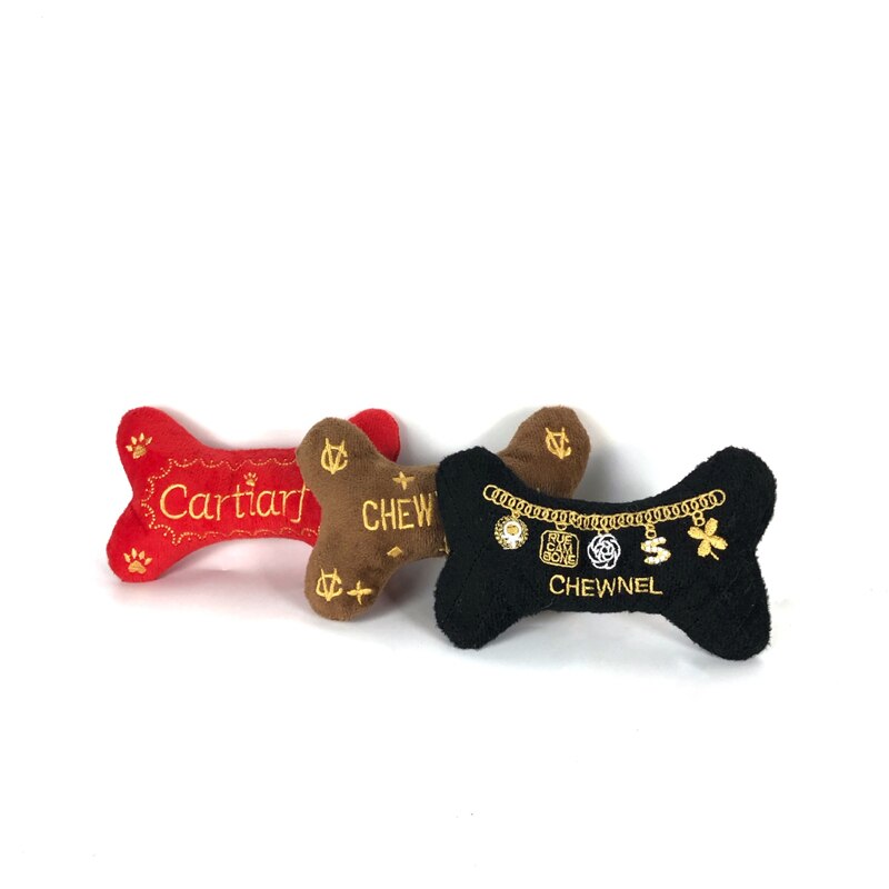 Luxury Molar Dog Chew Toys Designer Squeak Toys