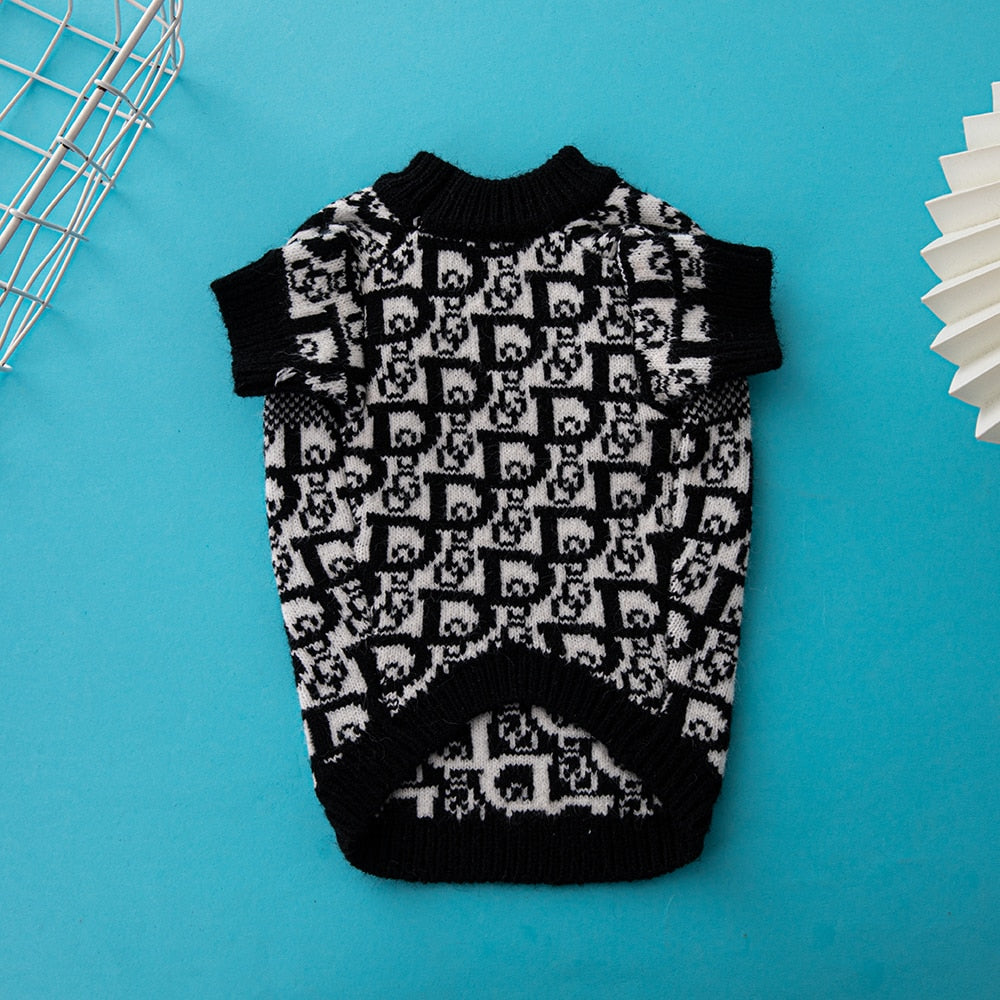 CHRISTIAN DOG Luxury Wool Dog Sweater