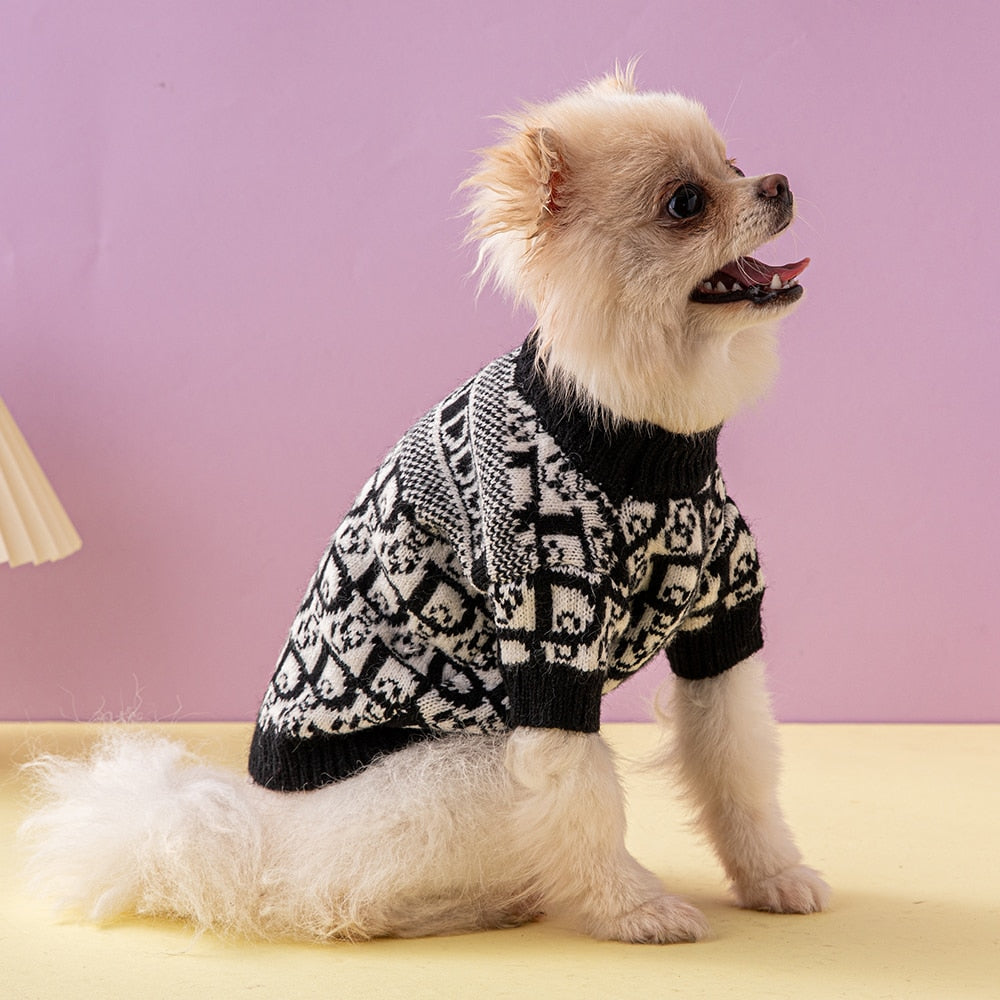 CHRISTIAN DOG Luxury Wool Dog Sweater