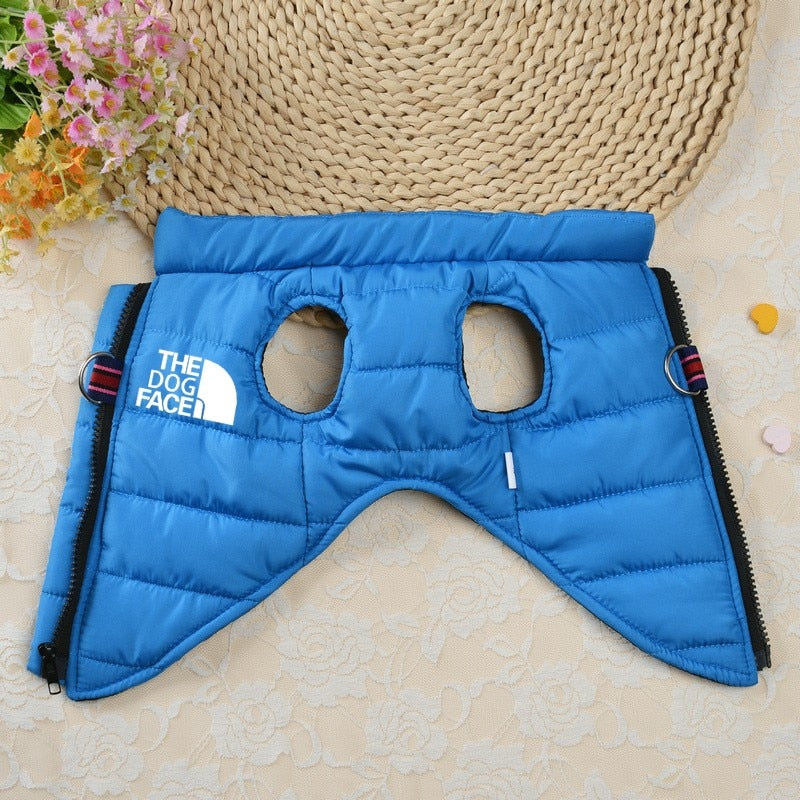 Dog Face Vest Waterproof Pet Jackets