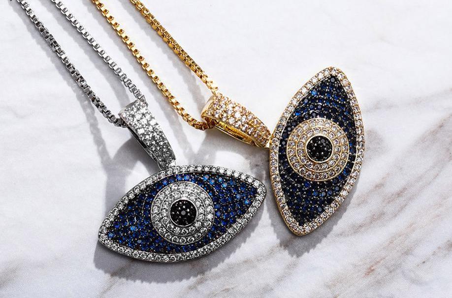 Customize This 925 Sterling Silver Pendant Iced CZ Pendant Necklace