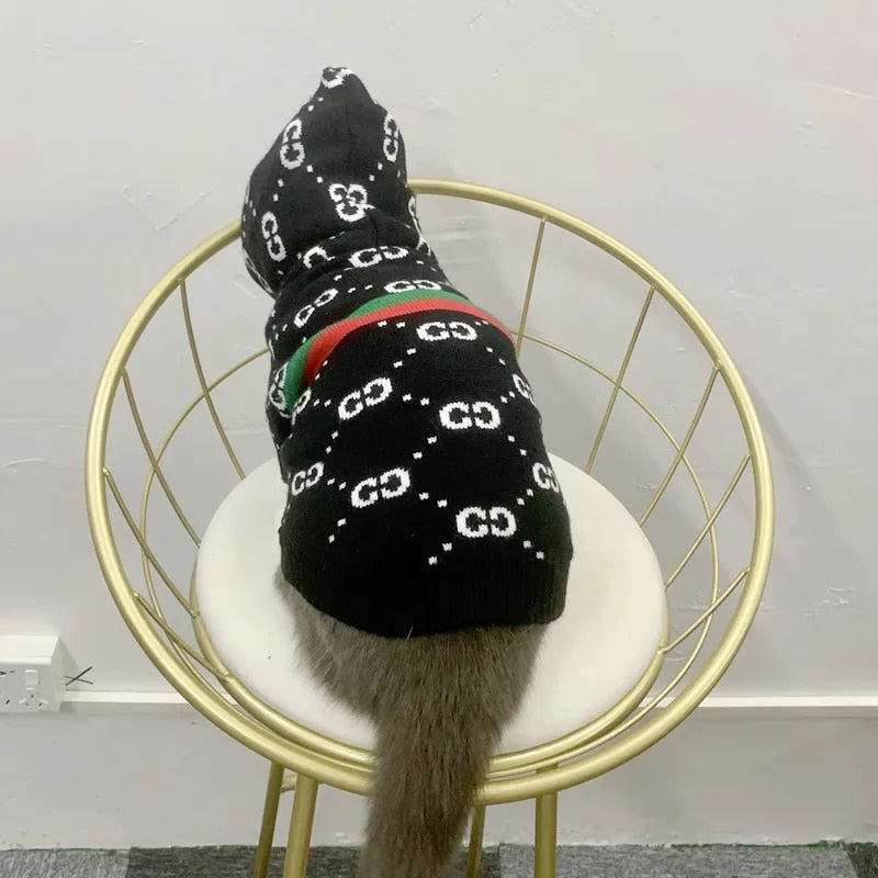 Luxury Pets Knitted Embroidered Sweater