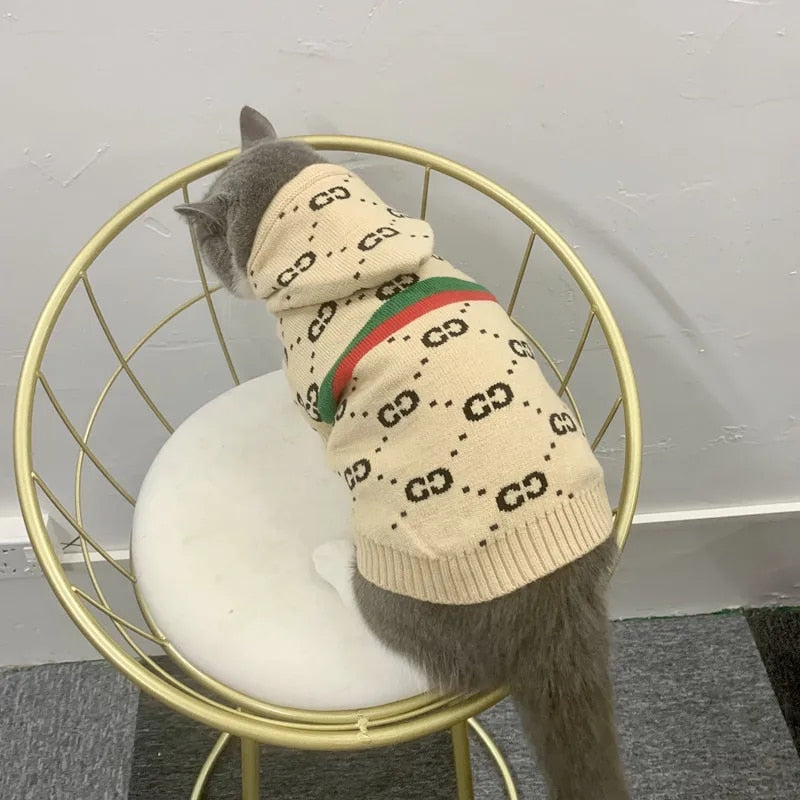 Luxury Pets Knitted Embroidered Sweater