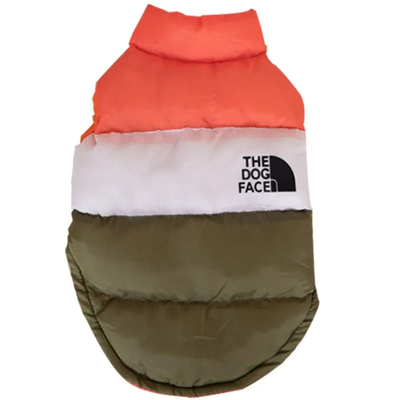 Color Block Dog Designer Windproof