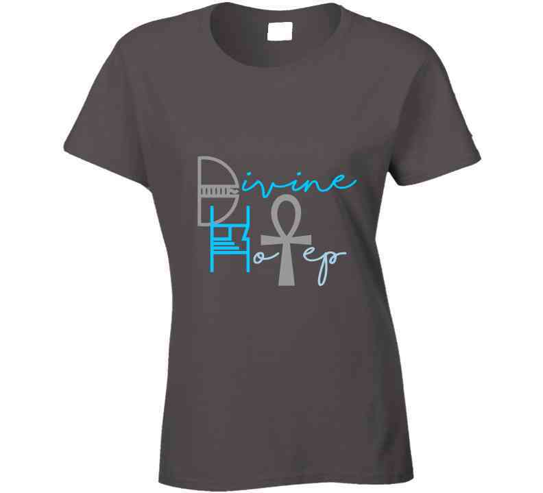 Divine Hotep Grey Blue Signature Collection T Shirt / Hat