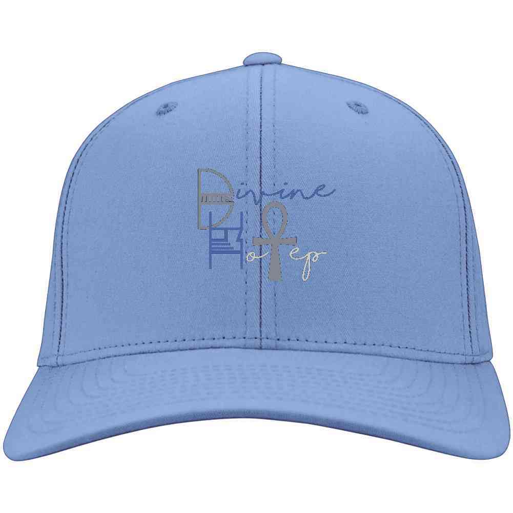 Divine Hotep Grey Blue Signature Collection T Shirt / Hat