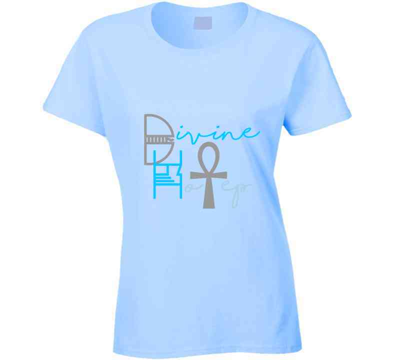 Divine Hotep Grey Blue Signature Collection T Shirt / Hat
