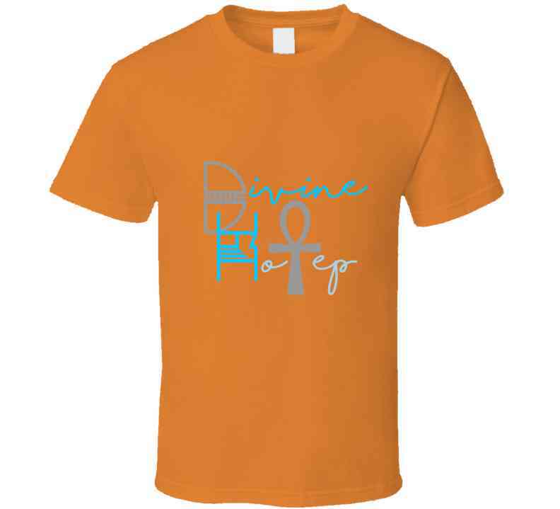 Divine Hotep Grey Blue Signature Collection T Shirt / Hat