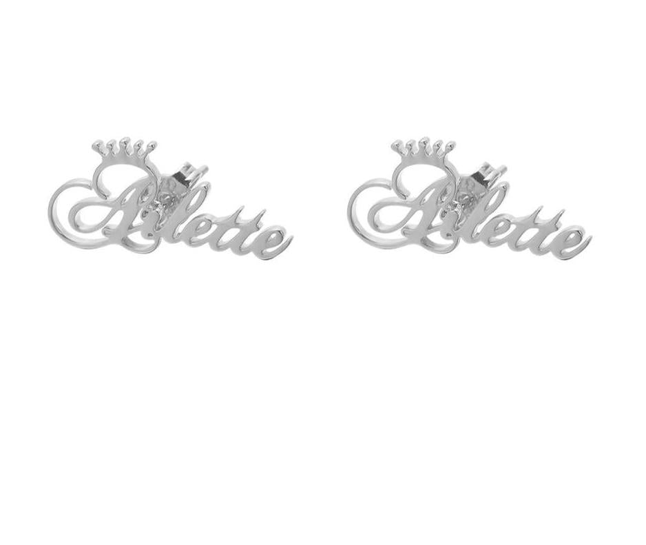 Customize This Say My Name Necklace Earrings Bracelet Set