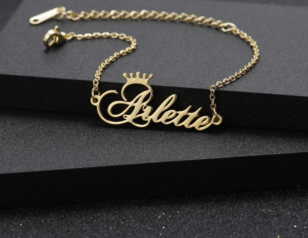 Customize This Say My Name Necklace Earrings Bracelet Set