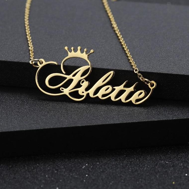 Customize This Say My Name Necklace Earrings Bracelet Set