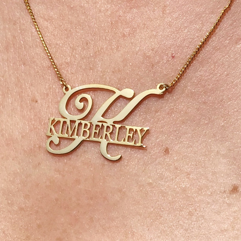 Customize This Unique Style  Name Necklaces Pendants