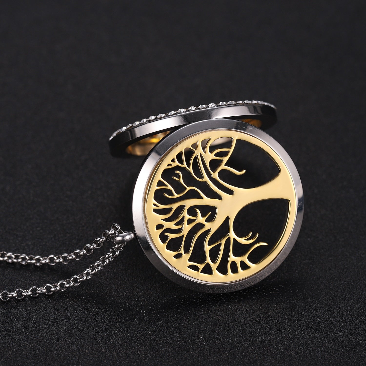 Customize This Family Tree Of Life Aroma Necklace