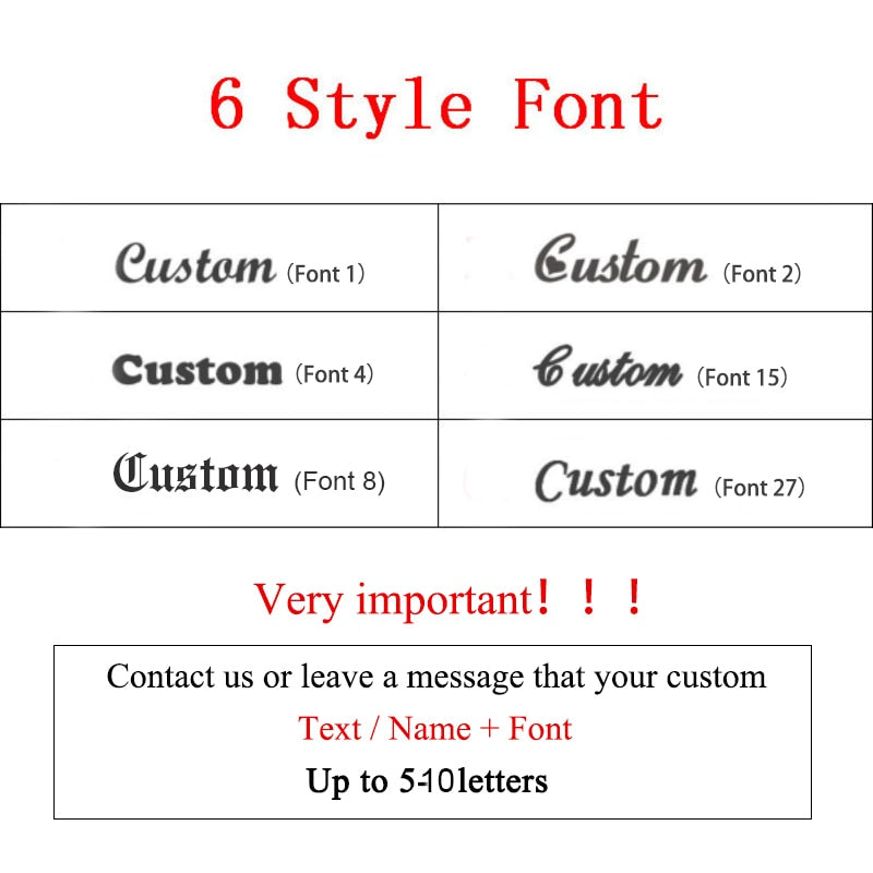 Customize This Bamboo Style Personality Earrings With Statement letter