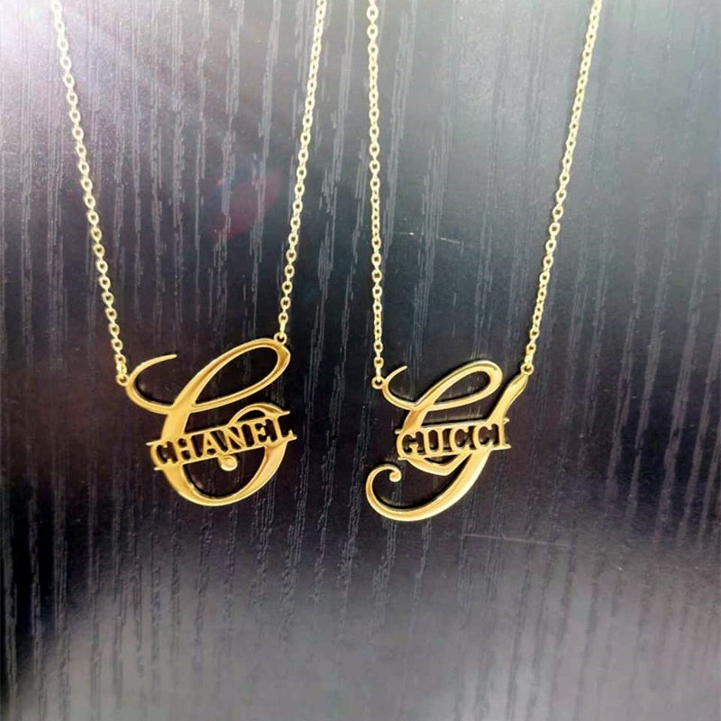 Customize This Unique Style  Name Necklaces Pendants